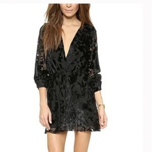 Flynn Skye Elle Black Mini Dress, Small